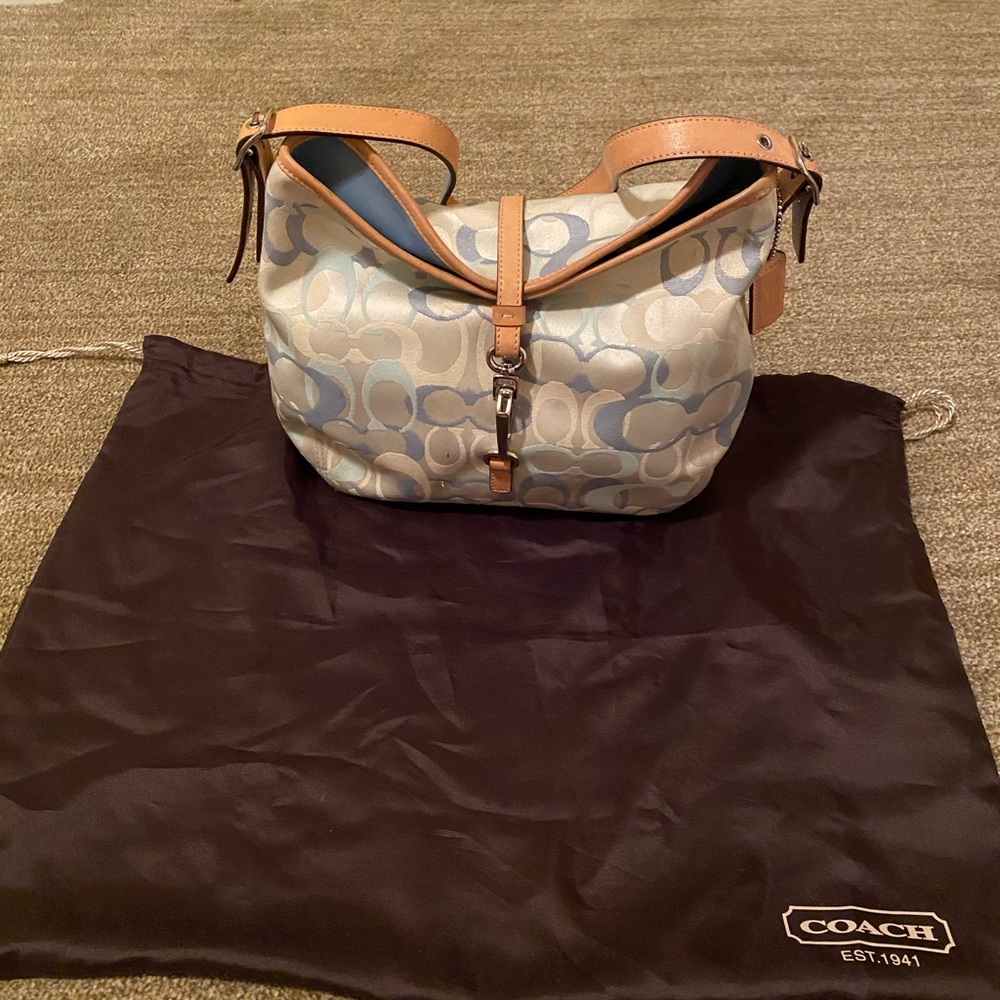 Coach logo shoulder bag-small